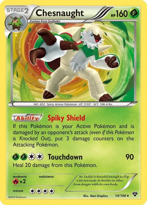Chesnaught card art