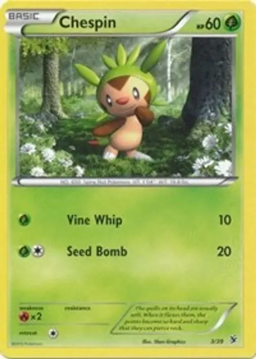 Chespin card art