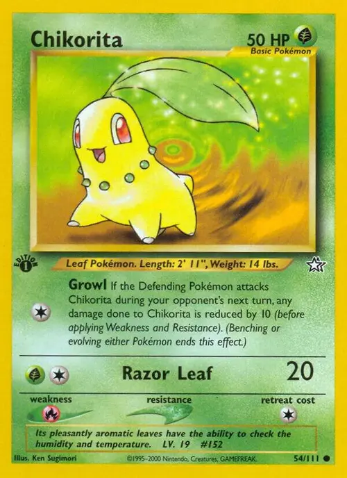 Chikorita (54) card art