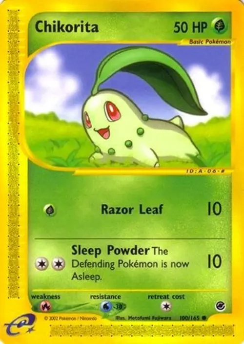 Chikorita (100) card art