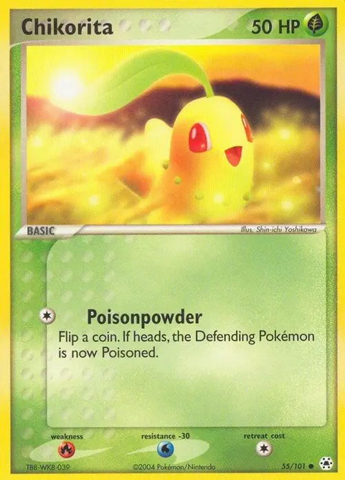 Chikorita card art