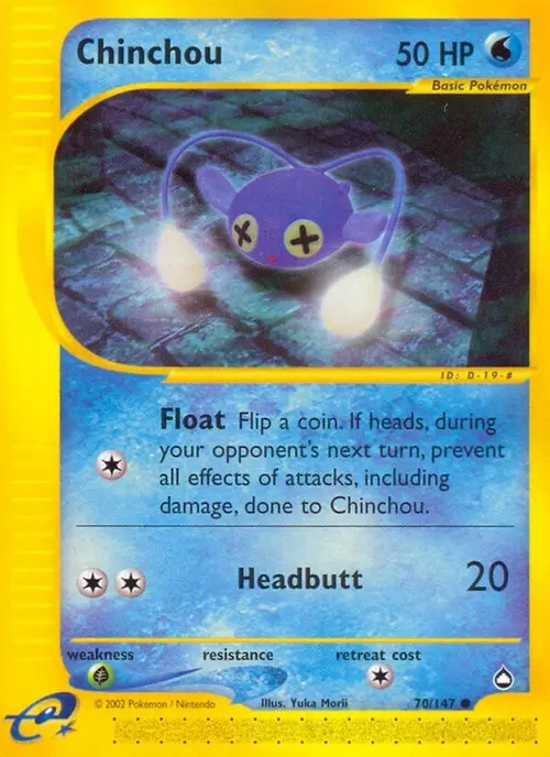 Chinchou (70) card art