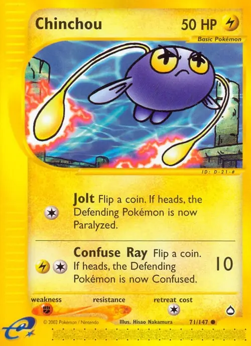 Chinchou (71) card art