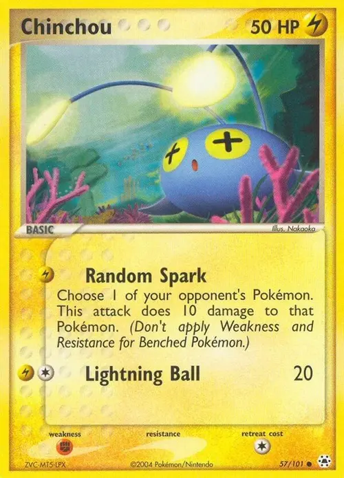 Chinchou - 57/101 card art
