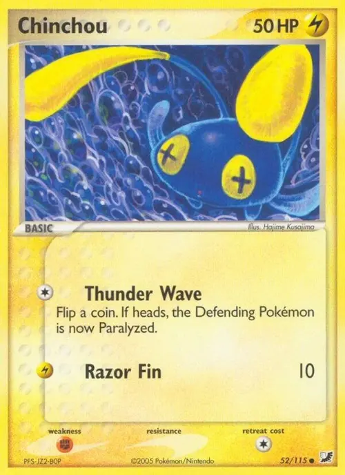 Chinchou card art