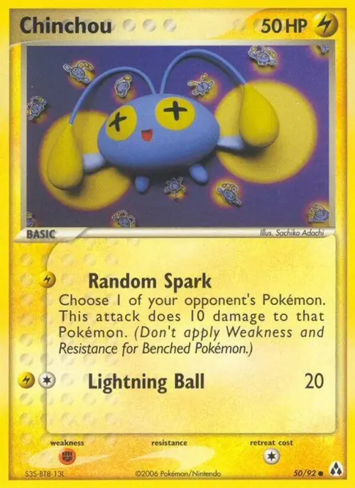 Chinchou card art