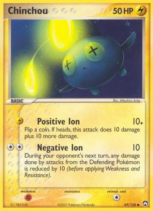 Chinchou card art