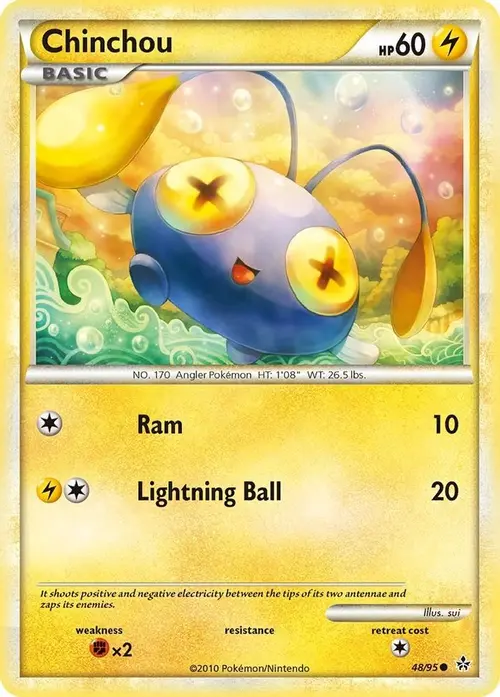 Chinchou card art