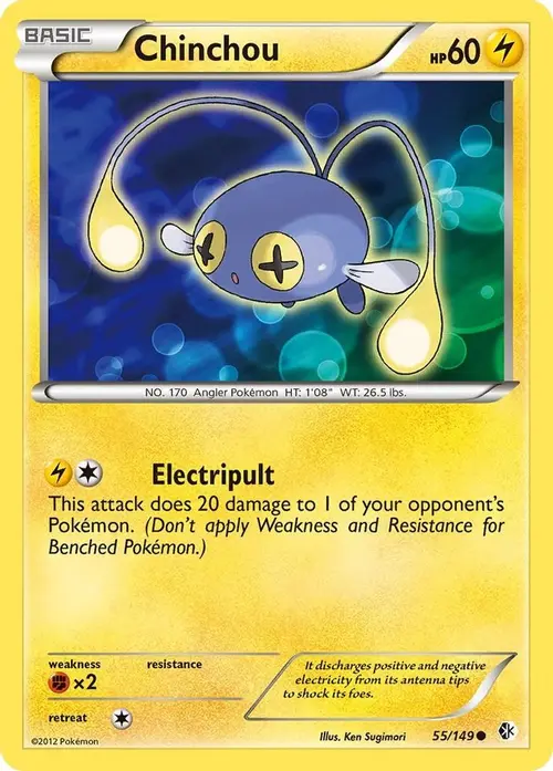 Chinchou card art