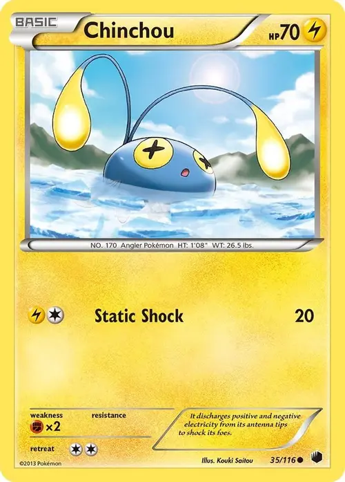 Chinchou card art