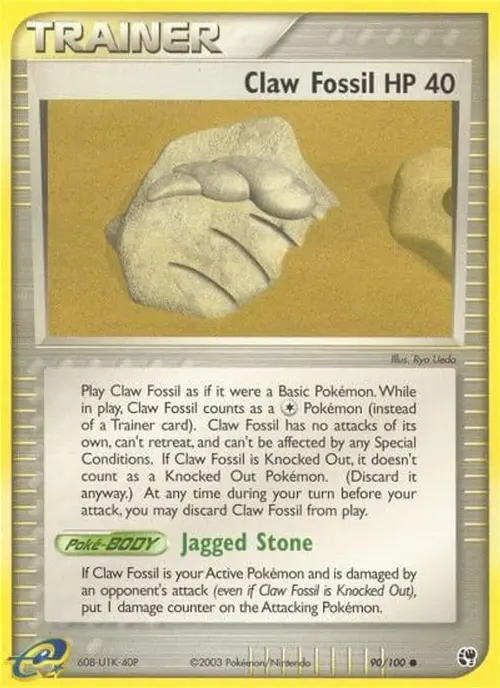 Claw Fossil card art