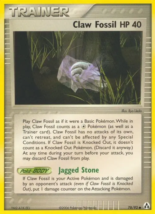 Claw Fossil card art