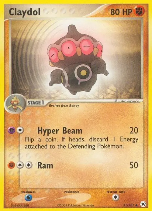 Claydol - 31/101 card art
