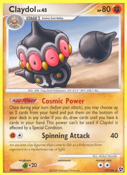 Claydol card art