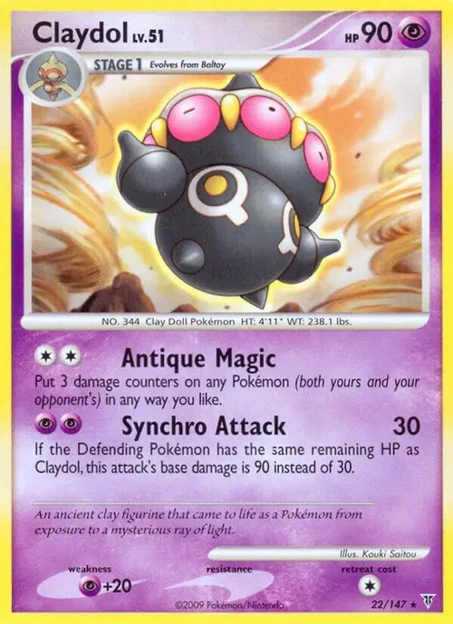 Claydol card art
