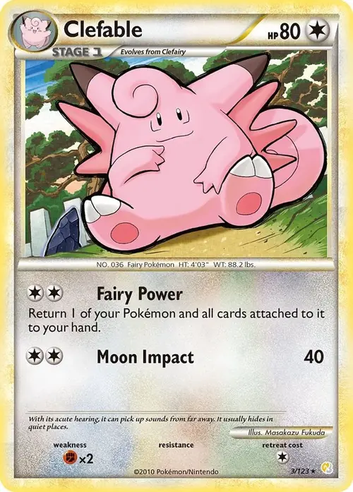 Clefable card art