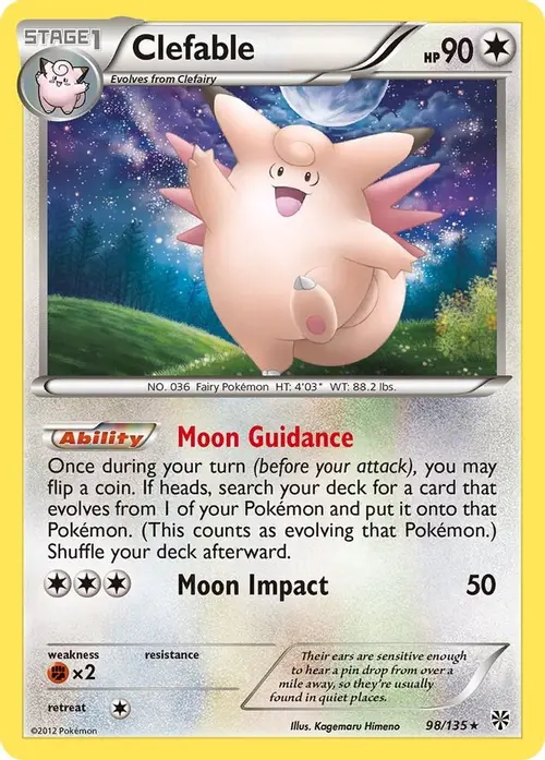 Clefable card art