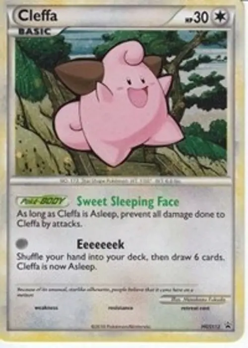Cleffa - HGSS12 card art