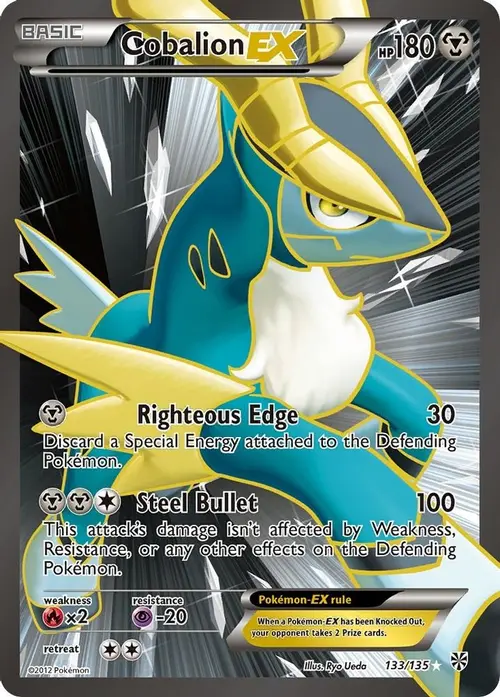 Cobalion EX (133 Full Art) card art