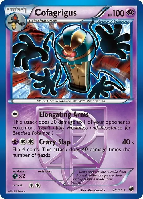 Cofagrigus (Team Plasma) (57) card art