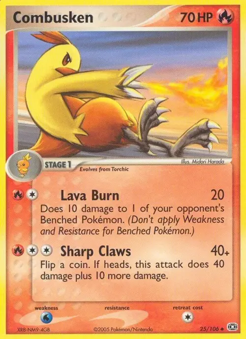 Combusken card art