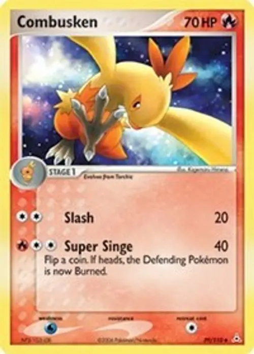 Combusken card art
