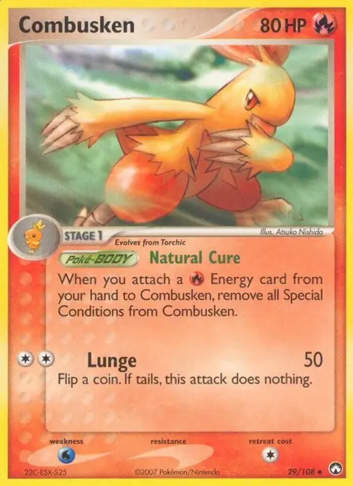 Combusken card art