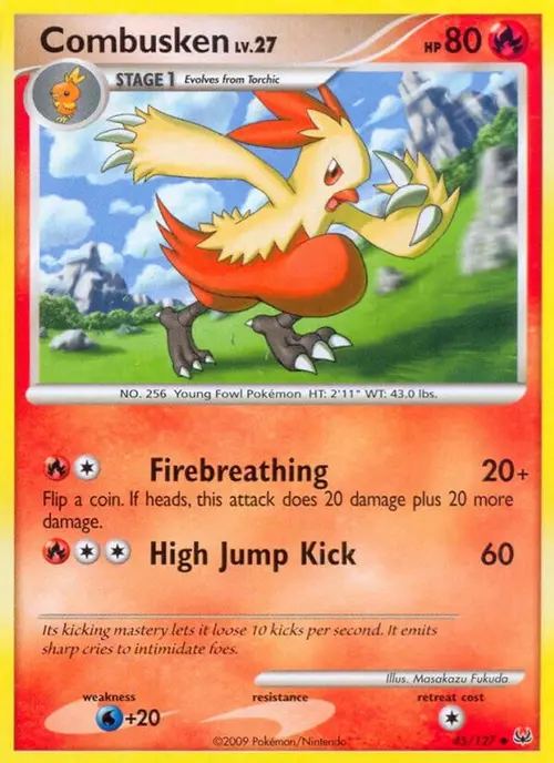 Combusken card art