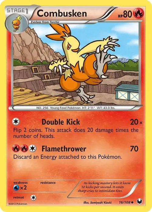 Combusken card art