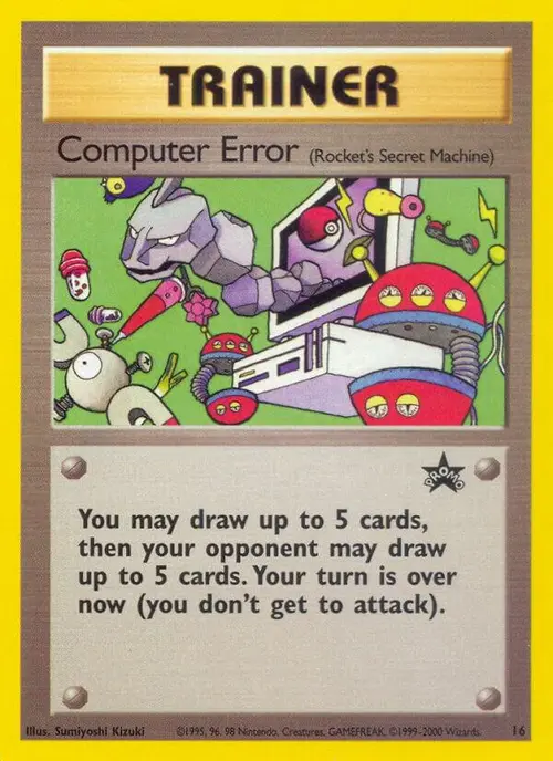 Computer Error (Rocket's Secret Machine) card art