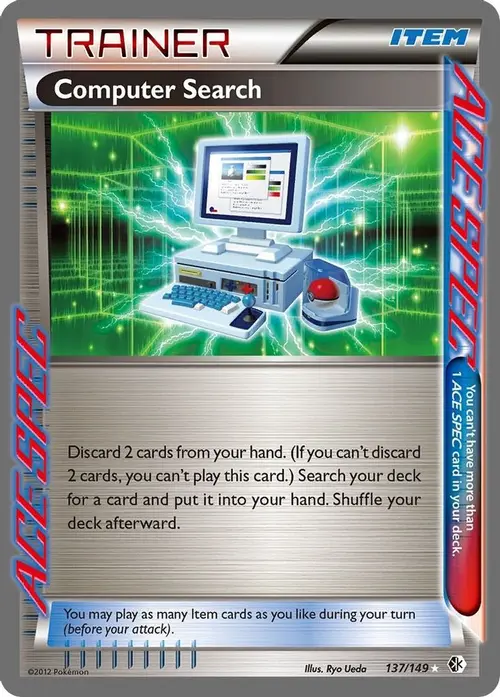 Computer Search card art