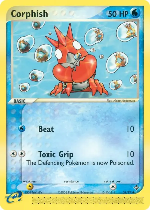 Corphish - 54/97 card art