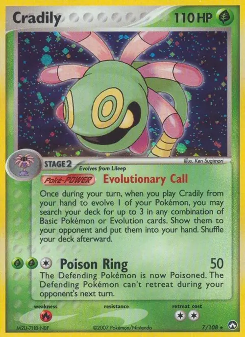 Cradily card art