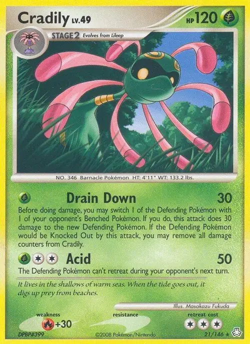 Cradily card art