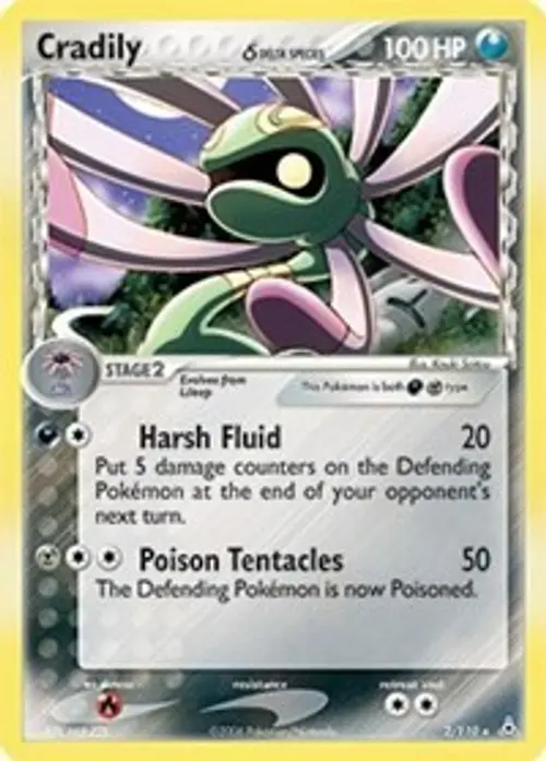 Cradily (Delta Species) card art