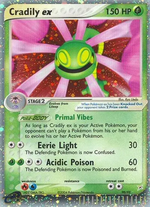 Cradily ex card art