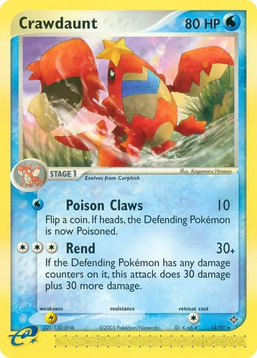 Crawdaunt - 13/97 card art