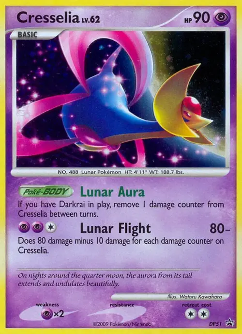 Cresselia - DP51 card art