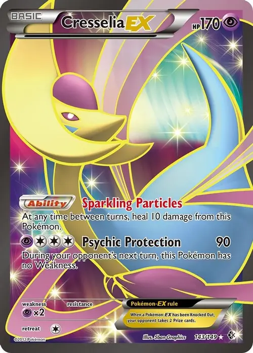 Cresselia EX (143 Full Art) card art
