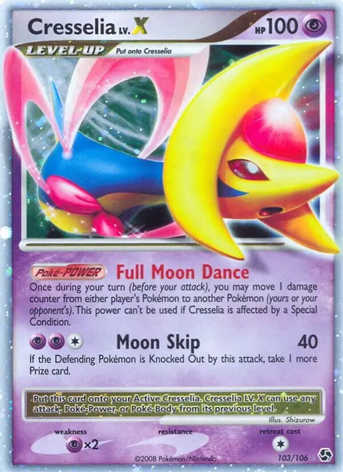 Cresselia LV.X card art