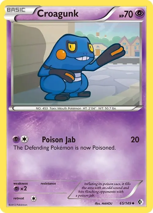 Croagunk (65) card art