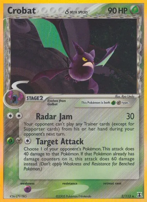 Crobat (Delta Species) card art