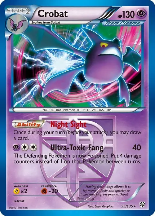 Crobat (Team Plasma) card art