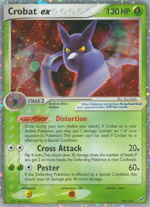 Crobat ex card art
