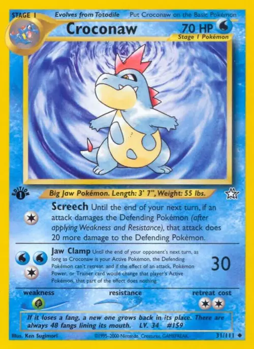 Croconaw (31) card art