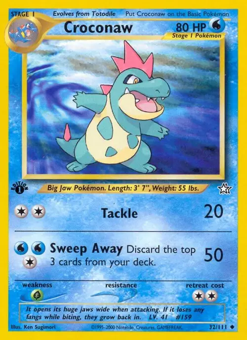 Croconaw (32) card art