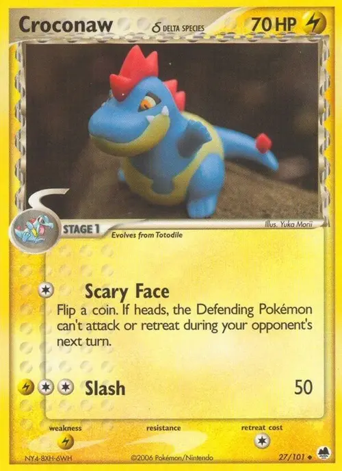 Croconaw (Delta Species) card art
