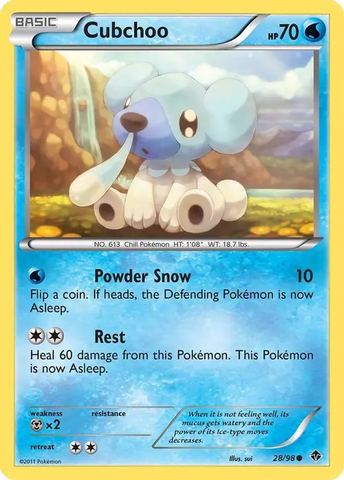 Cubchoo (28) card art