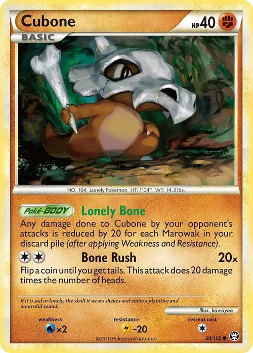 Cubone card art
