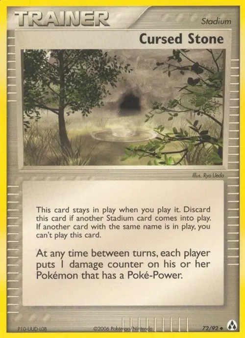 Cursed Stone card art